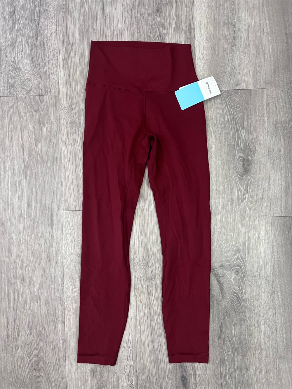 Hey Nuts High-Waist Burgundy Leggings
